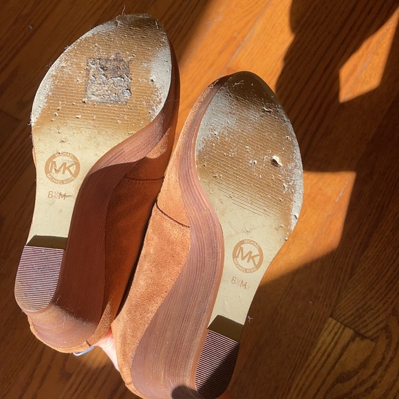 Michael Kors Suede Wedge Booties - Picture 4 of 7